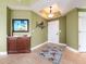 Inviting entryway featuring beautiful tile floor, a granite cabinet, artwork, and coastal decor at 1590 Gulf Blvd # 501, Clearwater Beach, FL 33767