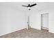 Bedroom with a ceiling fan, closet and tiled floor at 2851 16Th N Ave, St Petersburg, FL 33713