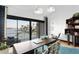 Inviting home office with a waterfront view, modern furnishings, and ample natural light at 4900 59Th S Ave, St Petersburg, FL 33715