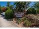 Well-maintained brick sign for the Brandon Hills community, surrounded by lush landscaping at 603 S Sylvan Dr, Brandon, FL 33510