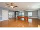 Spacious recreation area with a pool table, access to the balcony, and plenty of room to entertain at 6615 Ridge Top Dr, Trinity, FL 34655