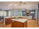 Open floor plan showing the kitchen, dining area and living room at 6615 Ridge Top Dr, Trinity, FL 34655