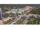 Aerial view showcasing the layout of the community and surrounding neighborhood at 1036 N Shore Ne Dr # 5, St Petersburg, FL 33701