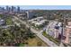 An aerial view of condos surrounded by lush landscaping in a beautiful area at 1036 N Shore Ne Dr # 5, St Petersburg, FL 33701