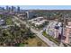 An aerial view of condos surrounded by lush landscaping in a beautiful area at 1036 N Shore Ne Dr # 5, St Petersburg, FL 33701