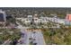 An aerial view of condos and a parking lot surrounded by lush landscaping at 1036 N Shore Ne Dr # 5, St Petersburg, FL 33701