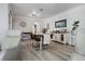 Bright dining room with wood floors and stylish decor at 1036 N Shore Ne Dr # 5, St Petersburg, FL 33701
