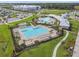Community pools and clubhouse offering plenty of relaxation and recreation opportunities at 16126 Sunday Stroll Way, Odessa, FL 33556
