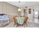 Cozy dining room featuring a round table with a tablecloth and four chairs at 1868 Shore S Dr # 602, South Pasadena, FL 33707
