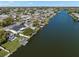 Waterfront homes line a canal, providing boating access and picturesque residential neighborhoods at 2146 Society Dr, Holiday, FL 34691