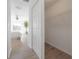 View of bedroom and closet with wire shelving at 3025 Chessington Dr, Land O Lakes, FL 34638