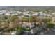 An aerial view of the property near townhomes, highlighting the neighborhood's layout at 560 80Th N Ave, St Petersburg, FL 33702