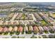 Aerial view of neighborhood and house with marker pinpointing the location at 6431 43Rd E Ct, Sarasota, FL 34243