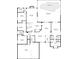 Detailed floor plan showcasing the layout of the house, including room dimensions and connections, providing a comprehensive view at 12906 Tar Flower Dr, Tampa, FL 33626