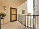 Inviting balcony with potted plant providing a cozy outdoor space with a view at 18304 Gulf Blvd # 217, Redington Shores, FL 33708