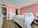 Comfortable main bedroom showcasing a spacious layout, neutral tones, and access to an en-suite bathroom at 18304 Gulf Blvd # 217, Redington Shores, FL 33708