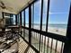 Enjoy a meal at the patio table with a view of the gulf waters at 18304 Gulf Blvd # 217, Redington Shores, FL 33708
