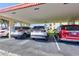 Covered parking spaces available for residents, providing convenience and protection from weather at 19029 Us Highway 19 N # 8-15, Clearwater, FL 33764