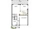 Layout of the home featuring an open concept kitchen, study, 2-car garage, and lanai at 713 W West St, Tampa, FL 33603