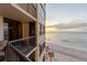 Condo balcony overlooking beautiful beach and ocean views at 1600 Gulf Blvd # 512, Clearwater, FL 33767