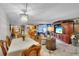 Spacious living room features marble floors, elegant dining, and ocean views at 1600 Gulf Blvd # 512, Clearwater, FL 33767