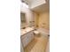 Bathroom with vanity, toilet and shower/bath combo at 2612 Pearce Dr # 211, Clearwater, FL 33764