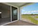 View from the balcony highlighting outdoor space and sunshine at 31857 Anchor Point Dr, Wesley Chapel, FL 33545