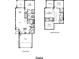 Detailed floor plan showcasing the layout of the home's first and second floors at 31857 Anchor Point Dr, Wesley Chapel, FL 33545