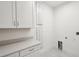 Bright laundry room with counterspace and storage at 31857 Anchor Point Dr, Wesley Chapel, FL 33545