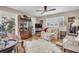 Charming living room with hardwood floors and decorative furnishings at 732 Oak Ne St, St Petersburg, FL 33701