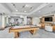 Well appointed game room featuring a pool table and comfortable seating at 777 N Ashley Dr # 1915, Tampa, FL 33602