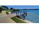 Scenic waterfront view of a deck, with calming water views at 7892 Sailboat Key S Blvd # 107, South Pasadena, FL 33707
