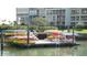 Community kayak storage on the water at 7892 Sailboat Key S Blvd # 107, South Pasadena, FL 33707