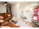Upstairs hallway featuring stylish decorations, stairway, and decor at 14430 English Lavender Dr, Wimauma, FL 33598