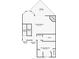 A detailed floor plan displays the primary bedroom, bathroom, balcony, and fireplace at 2077 N Pointe Alexis Dr, Tarpon Springs, FL 34689
