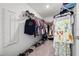 Walk-in closet with ample storage and shelves at 21181 Threadfin Way, Land O Lakes, FL 34638