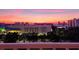 Sunset view of city with pink and orange skies at 223 Island Way # 7H, Clearwater, FL 33767