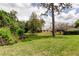 Expansive backyard featuring lush lawn and mature trees at 4908 Lynchburg Ct, New Port Richey, FL 34655