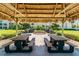 Inviting picnic area features comfortable seating and shade, perfect for enjoying outdoor meals and gatherings at 620 Edgewater Dr # 204, Dunedin, FL 34698