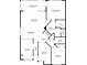Detailed floor plan showcasing the layout of the home, including the primary bedroom, kitchen, and living spaces at 6311 99Th N Way # 11B, St Petersburg, FL 33708