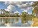 Relaxing pond view surrounded by mature trees, creating a serene environment at 13304 Sanctuary Cove Dr # 303, Temple Terrace, FL 33637
