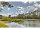 Scenic pond view with lush green surroundings, enhancing the property's natural appeal at 13304 Sanctuary Cove Dr # 303, Temple Terrace, FL 33637