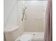 Clean bathroom features a shower and toilet at 10024 Bucklin St, Tampa, FL 33625