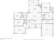 Detailed floor plan illustrating layout and dimensions of home's rooms at 1421 Monte Carlo Dr, Clearwater, FL 33764