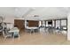 Spacious recreation room with tables, chairs, and a TV for community gatherings and activities at 18675 Us Highway 19 N # 251, Clearwater, FL 33764