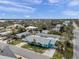 Turquoise home from above, highlighting proximity to community amenities and beach at 2011 1St St, Indian Rocks Beach, FL 33785