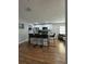 Open-concept kitchen featuring a large island with barstool seating at 3623 N 53Rd St, Tampa, FL 33619