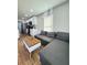 Modern kitchen seamlessly opens to the living room area at 3623 N 53Rd St, Tampa, FL 33619