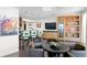 Modern bar area with comfortable seating and contemporary design elements at 450 Knights Run Ave # 1704, Tampa, FL 33602