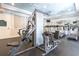 Well-equipped fitness center with modern exercise machines and treadmills, perfect for staying active at 13946 Snapper Fin Ln, Tampa, FL 33637